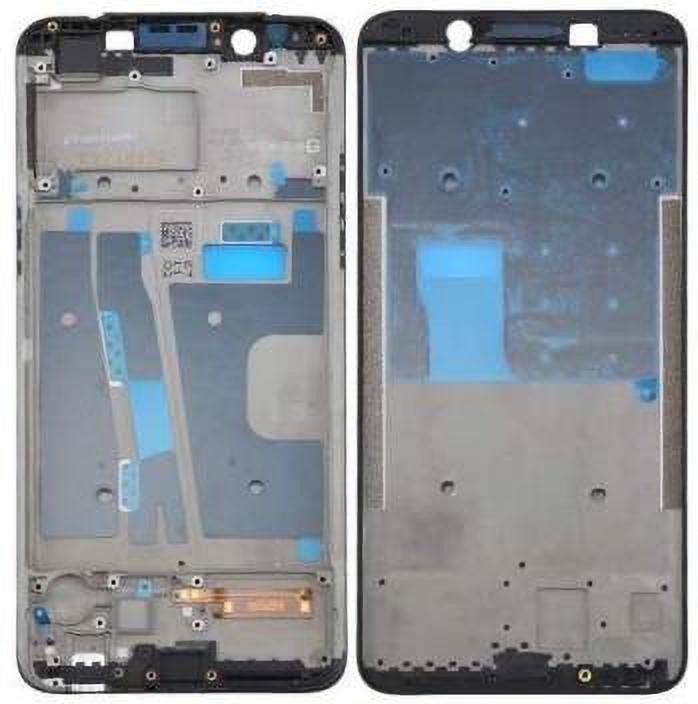LCD Display Chrome Bezel Middle Frame for Oppo F9 Black - EGFix