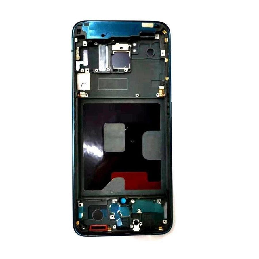LCD Display Chrome Bezel Middle Frame for Oppo Reno 2F Black - EGFix