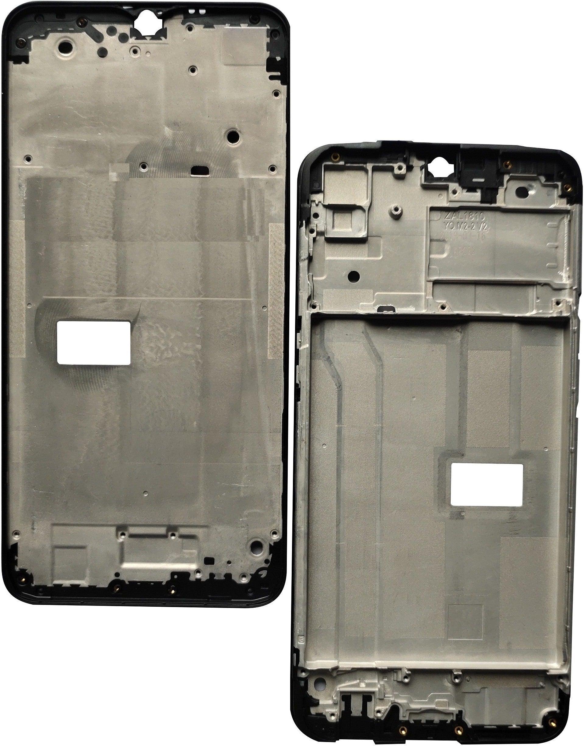 LCD Display Chrome Bezel Middle Frame for Realme 3 Silver - EGFix