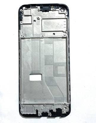 LCD Display Chrome Bezel Middle Frame for Realme 7I Black - EGFix