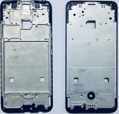 LCD Display Chrome Bezel Middle Frame for Realme X Silver - EGFix