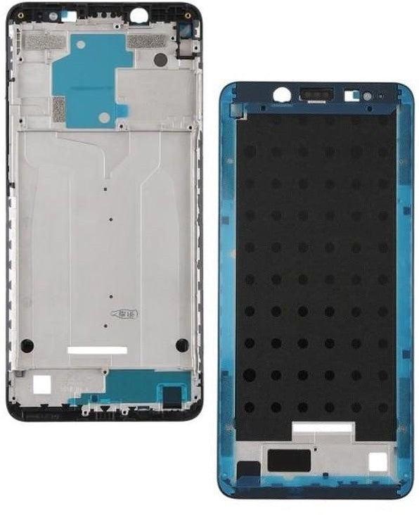 LCD Display Chrome Bezel Middle Frame for Redmi Note 5 Pro Black - EGFix