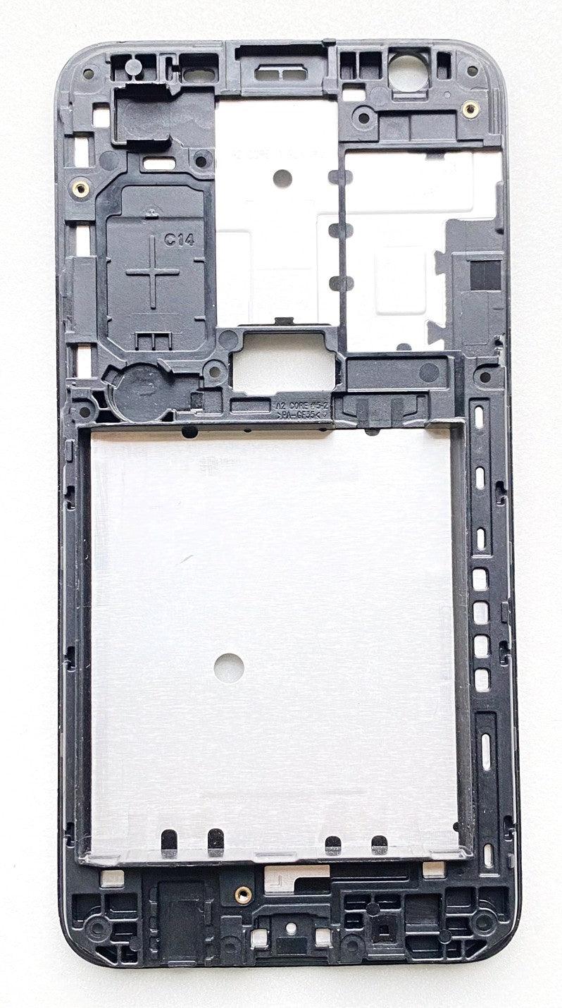 LCD Display Chrome Bezel Middle Frame for Samsung Galaxy A2 Core Black - EGFix