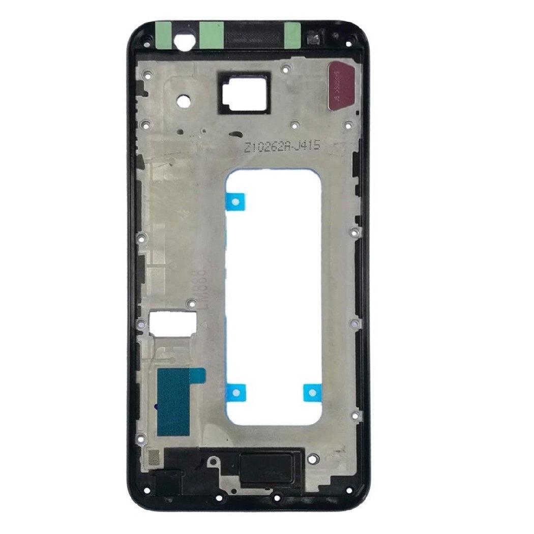 LCD Display Chrome Bezel Middle Frame for Samsung Galaxy J4 Plus Black - EGFix