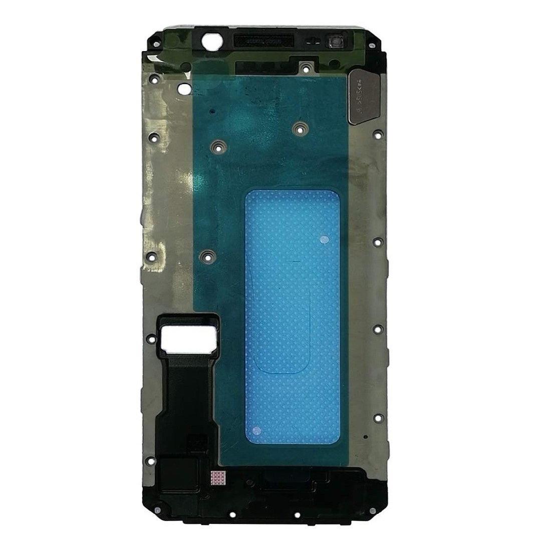 LCD Display Chrome Bezel Middle Frame for Samsung Galaxy J6 Black - EGFix