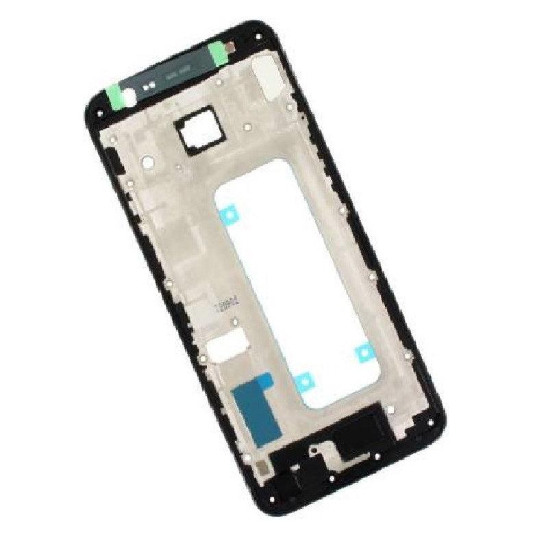 LCD Display Chrome Bezel Middle Frame for Samsung Galaxy J6 Plus Black - EGFix