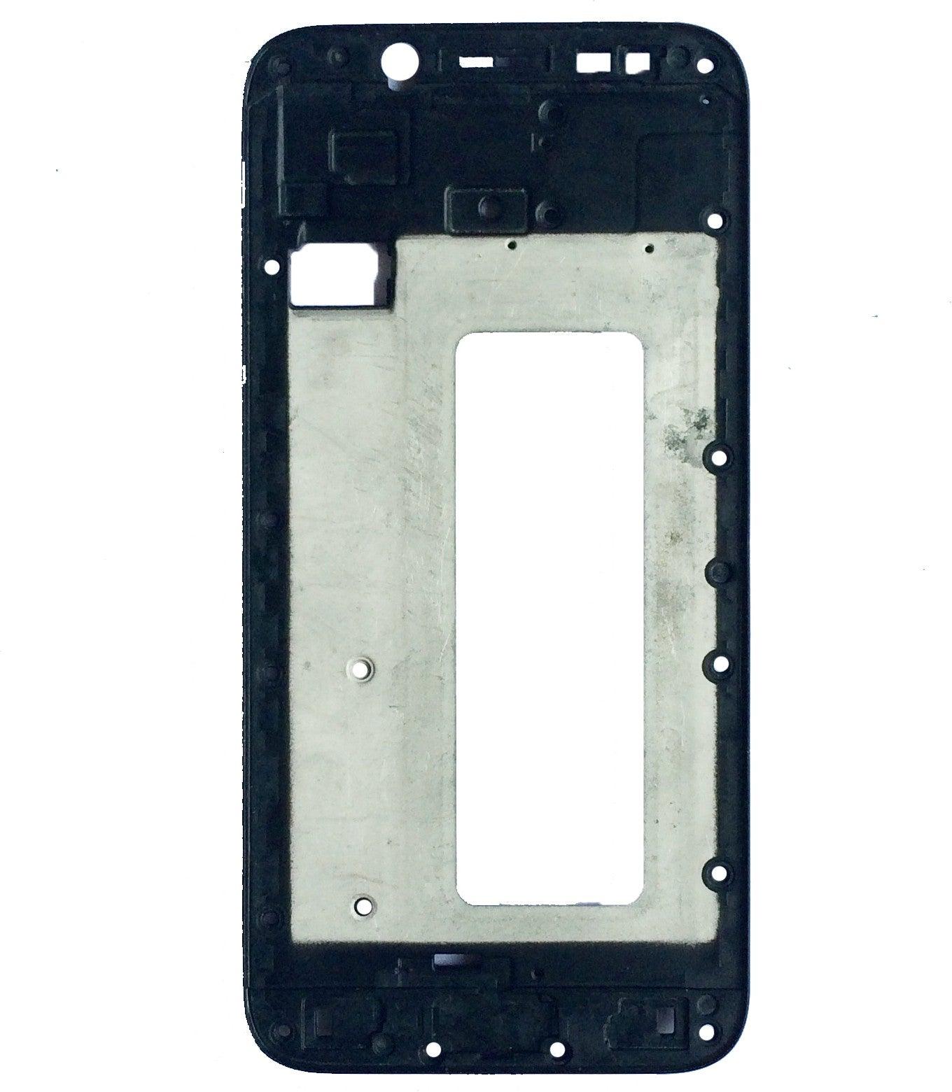 LCD Display Chrome Bezel Middle Frame for Samsung Galaxy J7 (2017) Black - EGFix