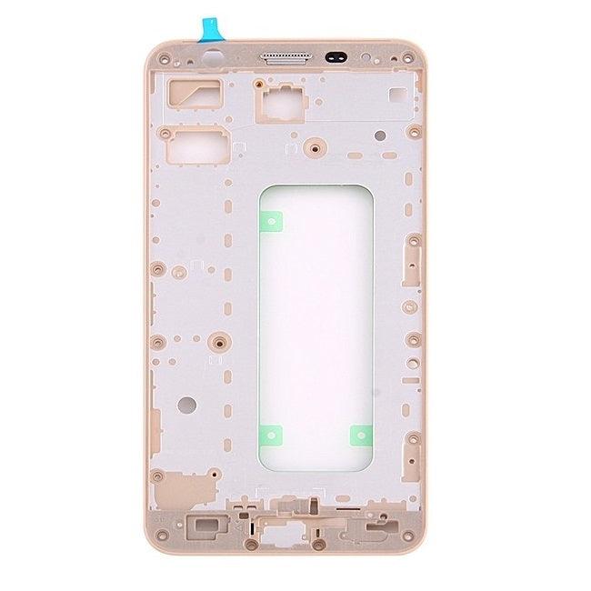 LCD Display Chrome Bezel Middle Frame for Samsung Galaxy J7 Prime Gold - EGFix