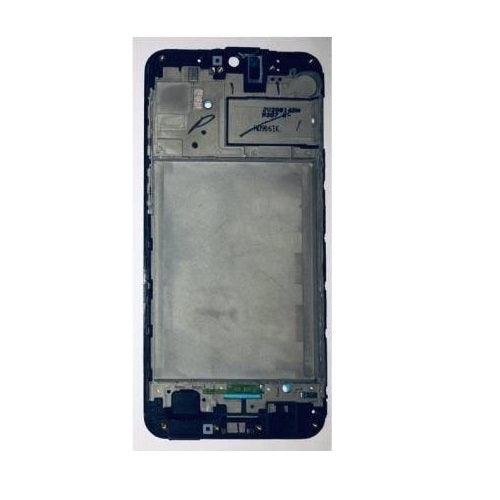 LCD Display Chrome Bezel Middle Frame for Samsung Galaxy M21 Black - EGFix