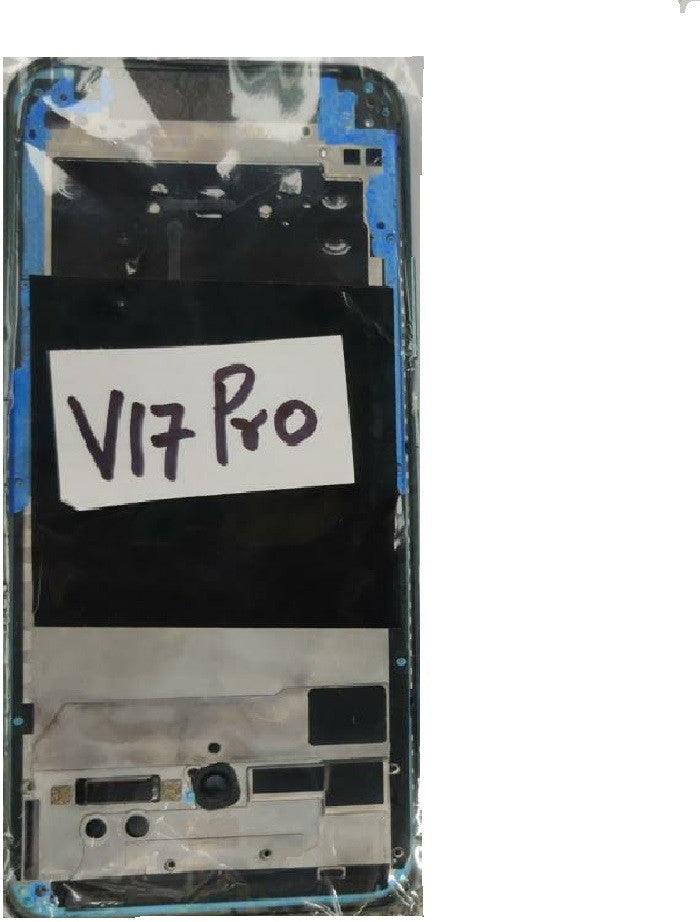 LCD Display Chrome Bezel Middle Frame for Vivo V17 Pro Black - EGFix