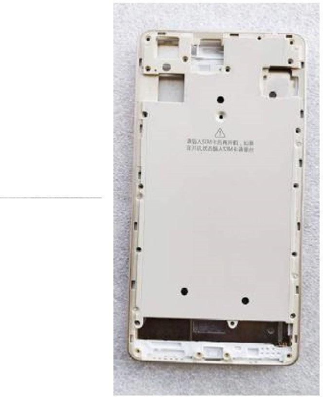 LCD Display Chrome Bezel Middle Frame for Vivo Y51L White - EGFix