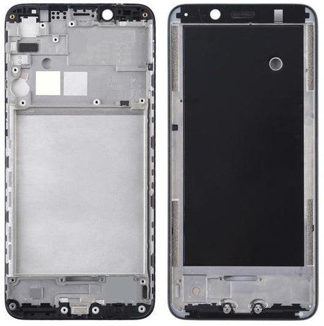 LCD Display Chrome Bezel Middle Frame for Xiaomi Redmi 7A Black - EGFix