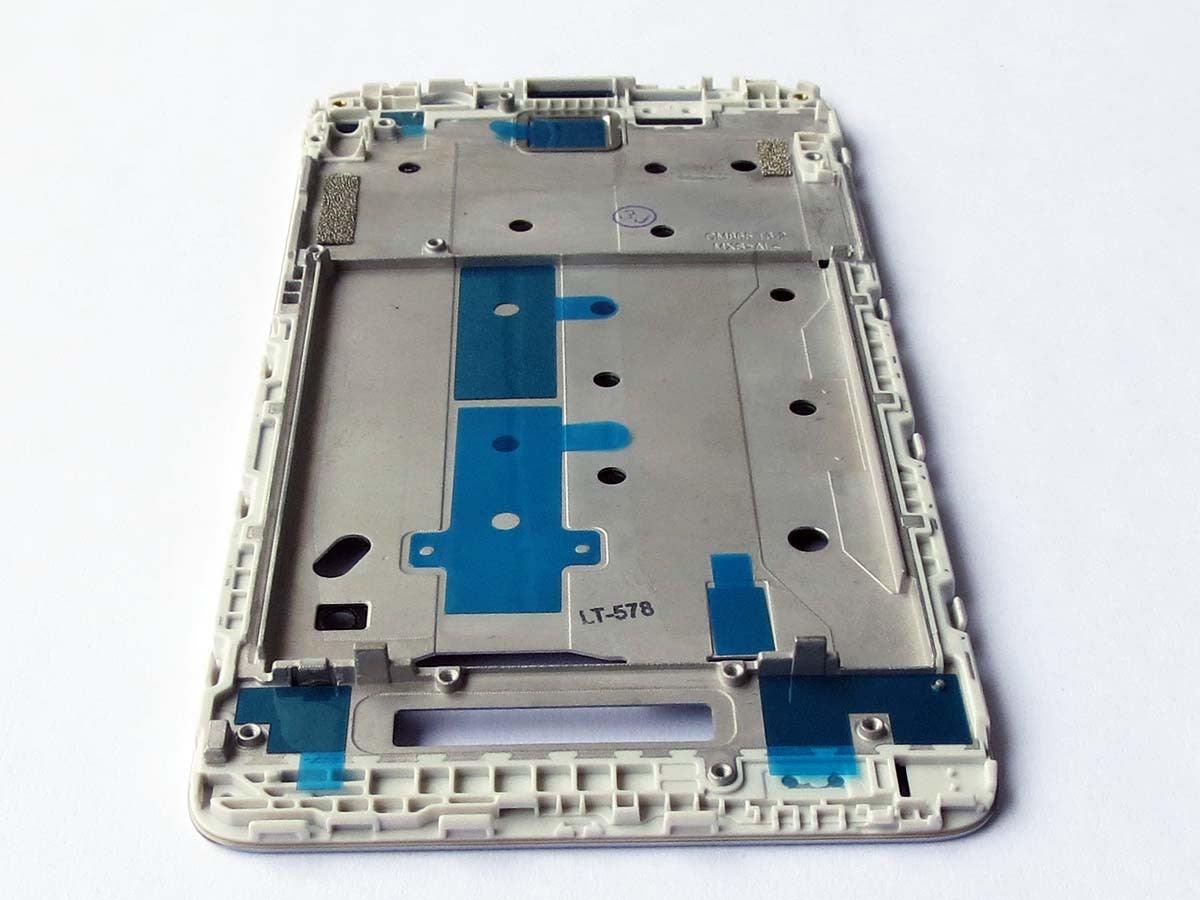 LCD Display Chrome Bezel Middle Frame for Xiaomi Redmi Note 3 White - EGFix