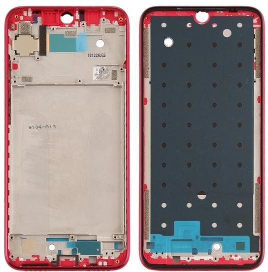 LCD Display Chrome Bezel Middle Frame for Xiaomi Redmi Note 7 Nebula Red - EGFix