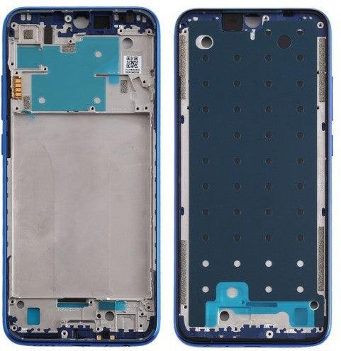LCD Display Chrome Bezel Middle Frame for Xiaomi Redmi Note 8 Blue - EGFix