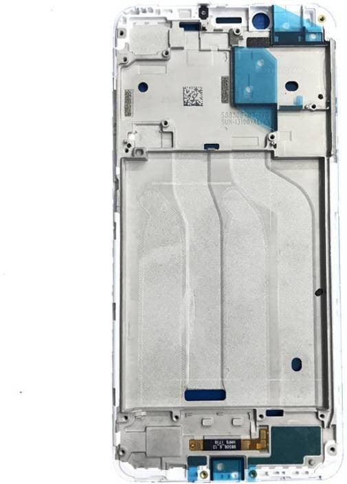 LCD Display Chrome Bezel Middle Frame for Xioami Redmi 6 Pro White - EGFix