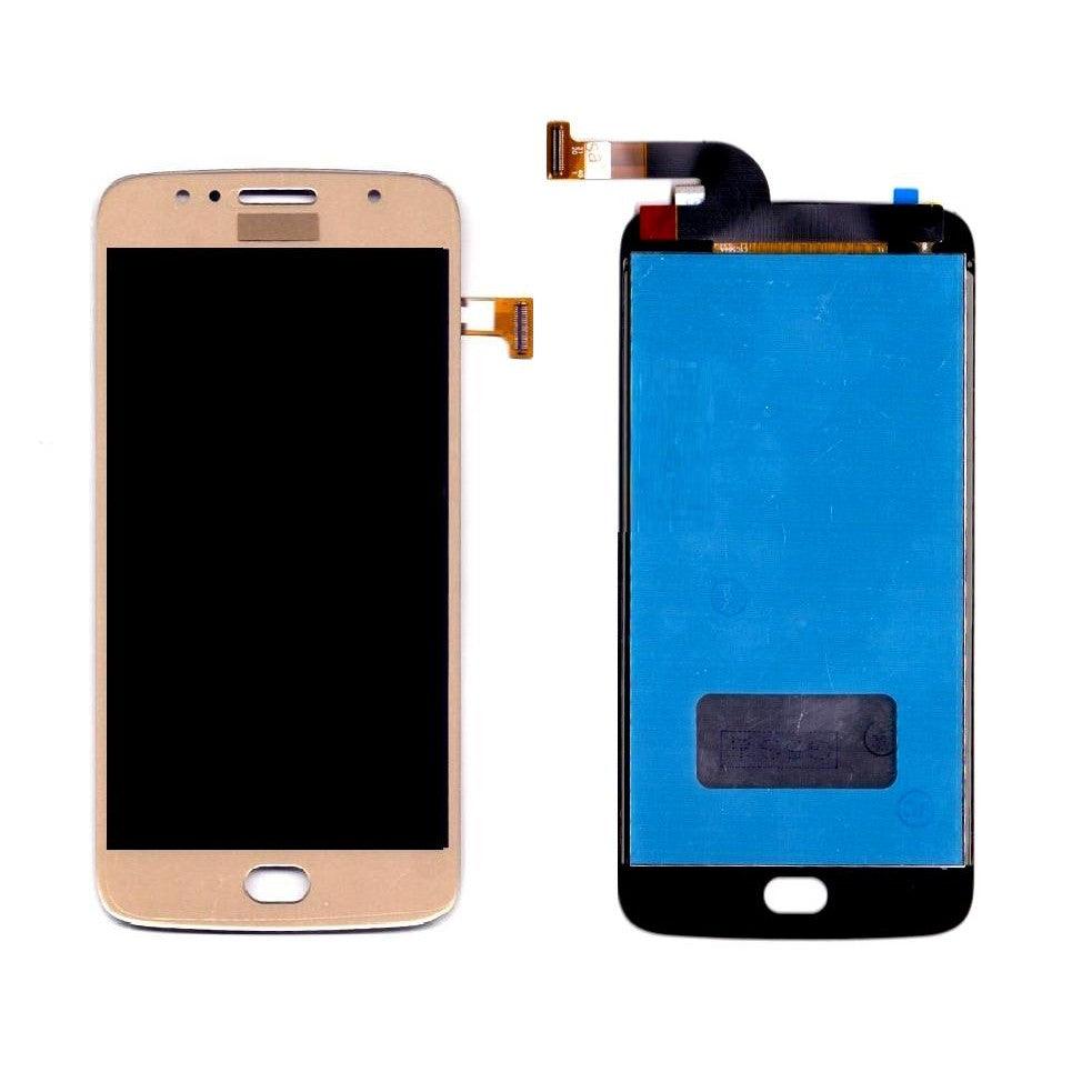 LCD Display Folder for Motorola Moto G5S Gold(5.2 Inch, IPS LCD)
