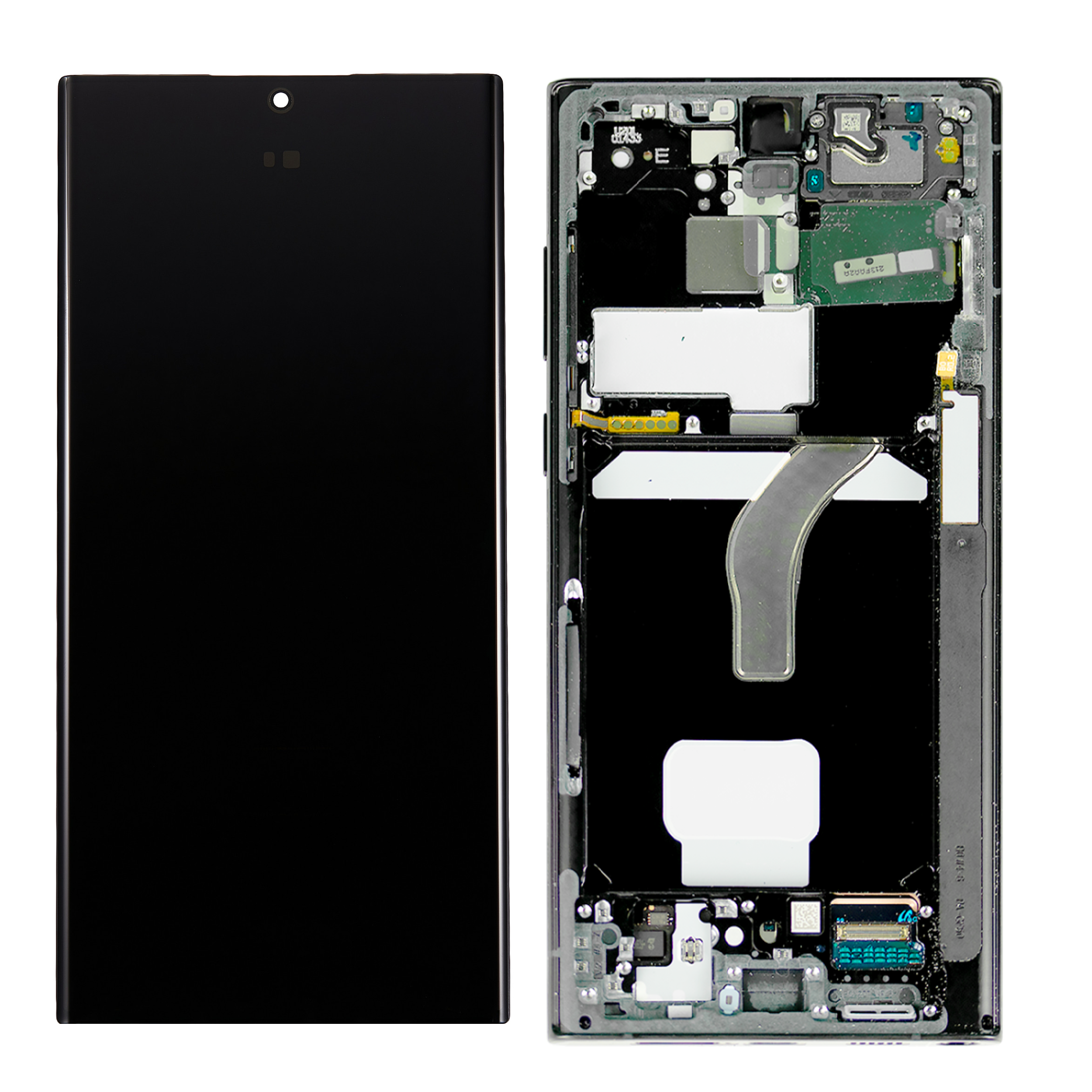 LCD Display Folder Screen with Frame for Samsung Galaxy S22 Ultra Graphite