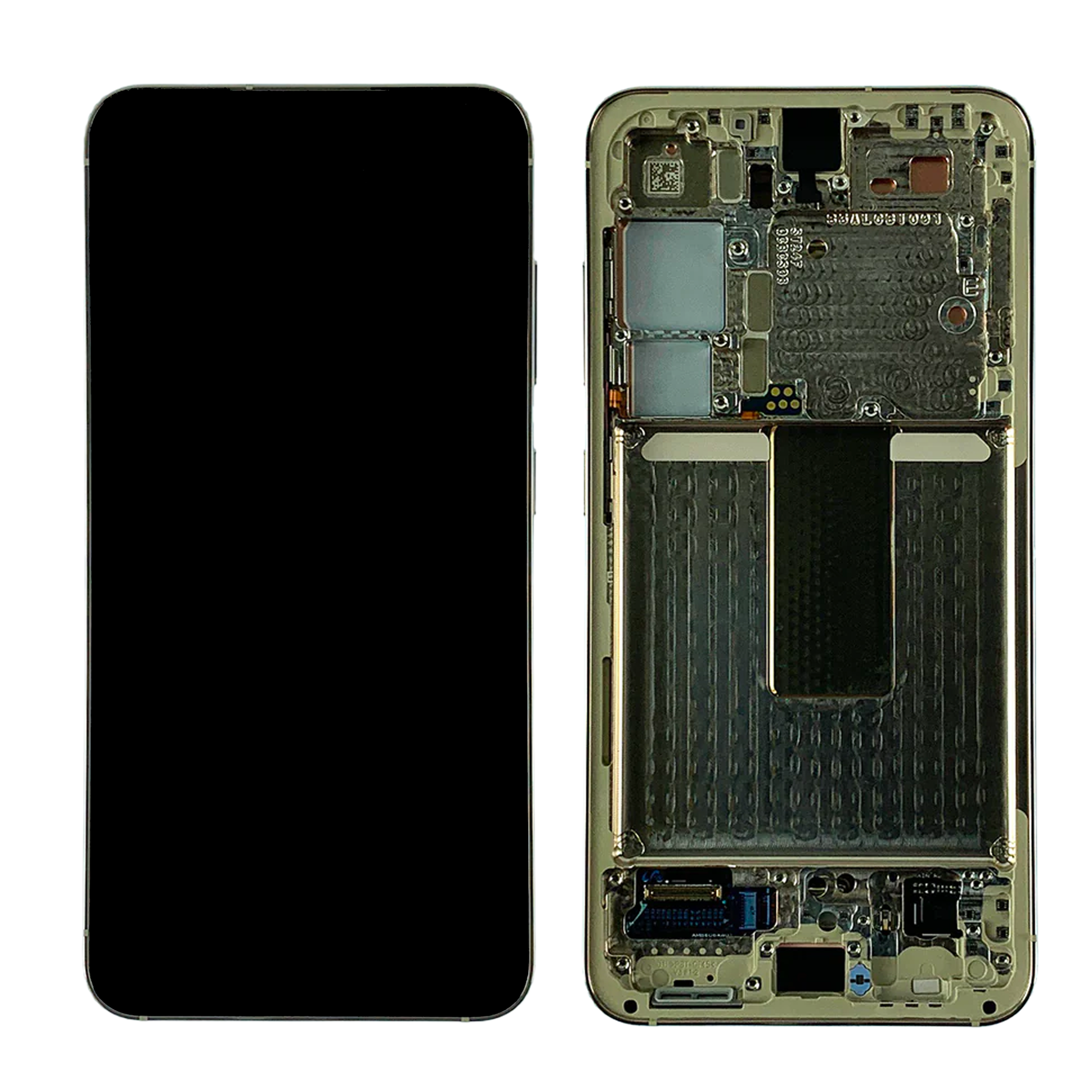 LCD Display Folder Screen with Frame for Samsung Galaxy S23 Cream