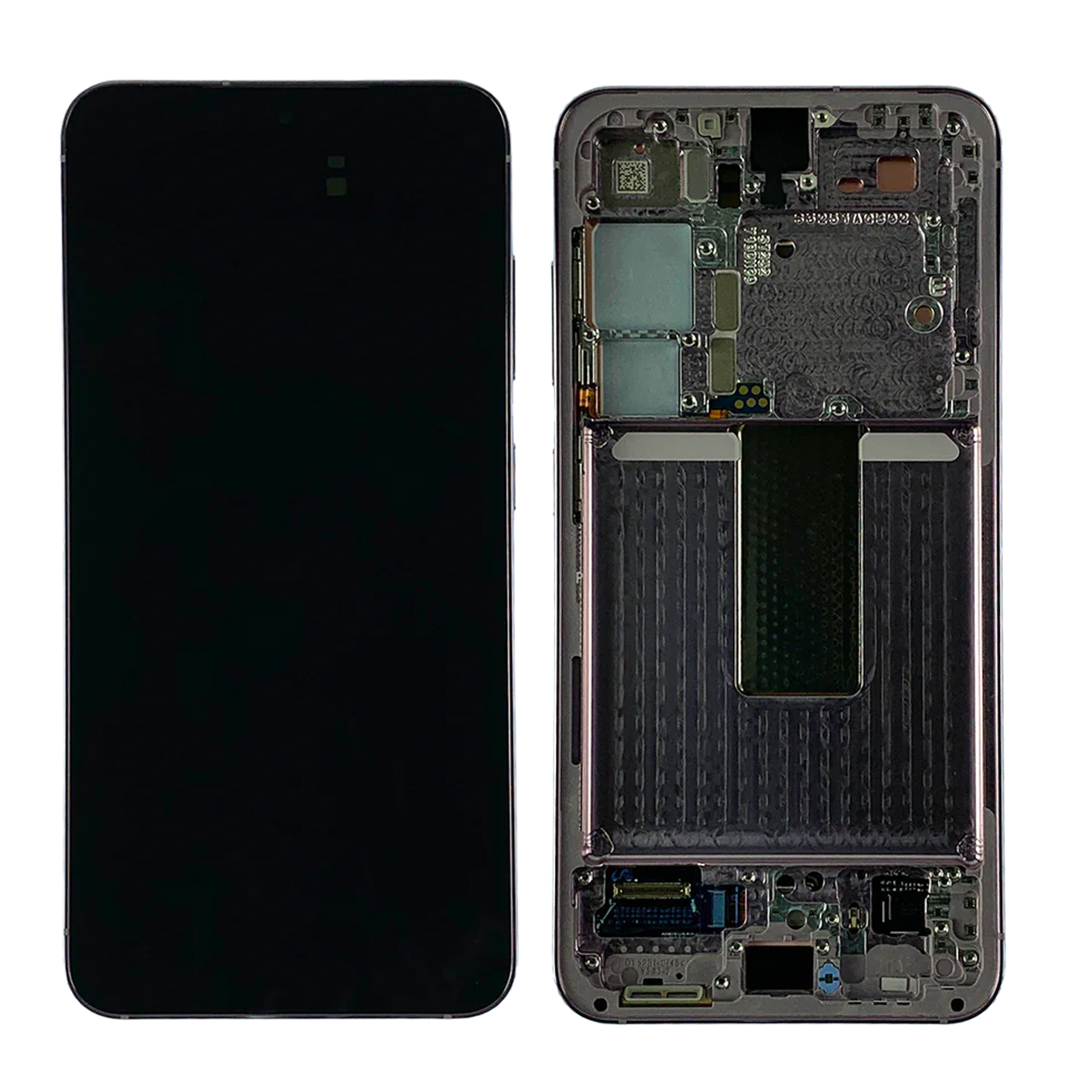 LCD Display Folder Screen with Frame for Samsung Galaxy S23 Lavender