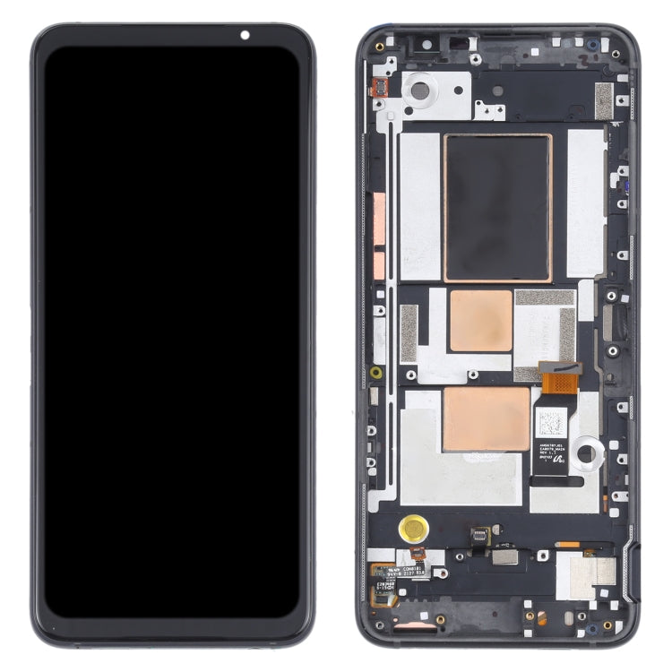 LCD Display Folder with Touch Screen for Asus ROG Phone 5 Black with Frame (OLED)