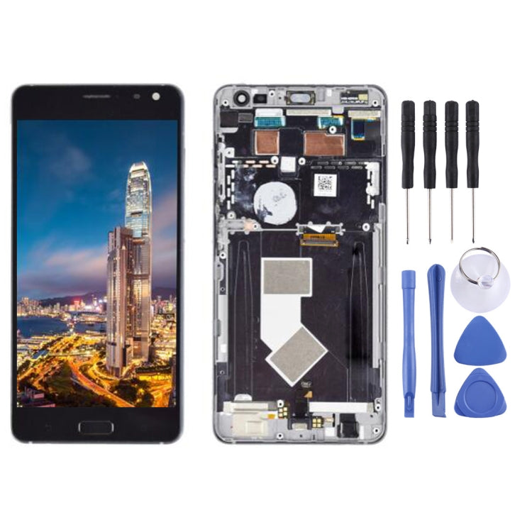 LCD Display Folder with Touch Screen for ASUS ZenFone AR Black with Frame