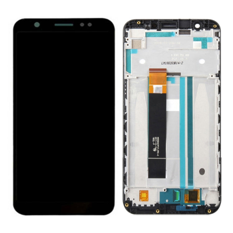 LCD Display Folder with Touch Screen for Asus ZenFone Max M1 Black with Frame