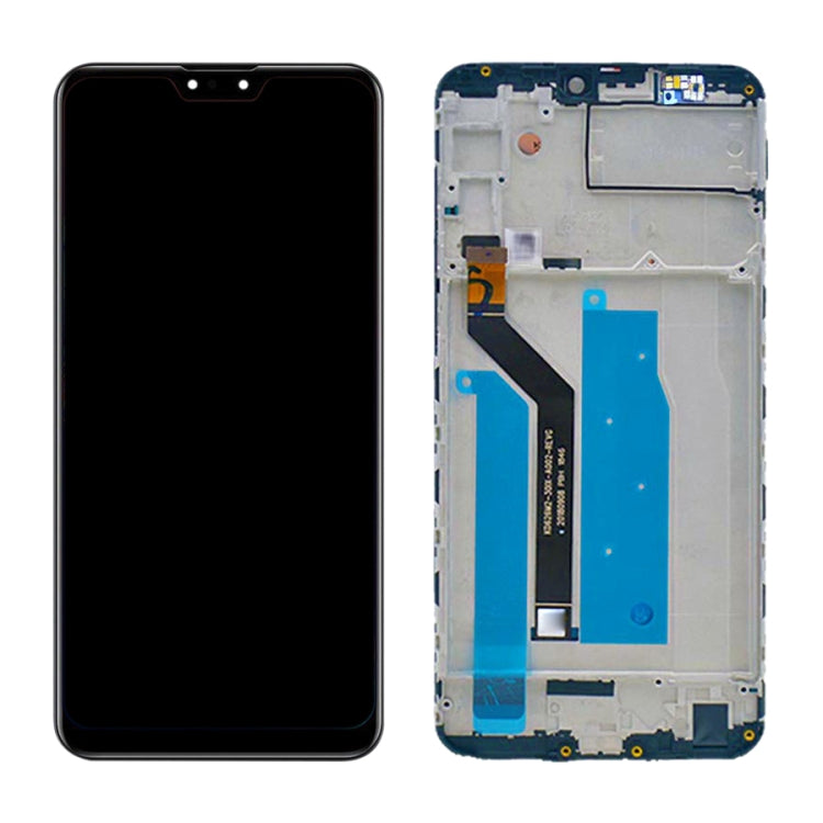LCD Display Folder with Touch Screen for Asus Zenfone Max Pro M2 Black with Frame