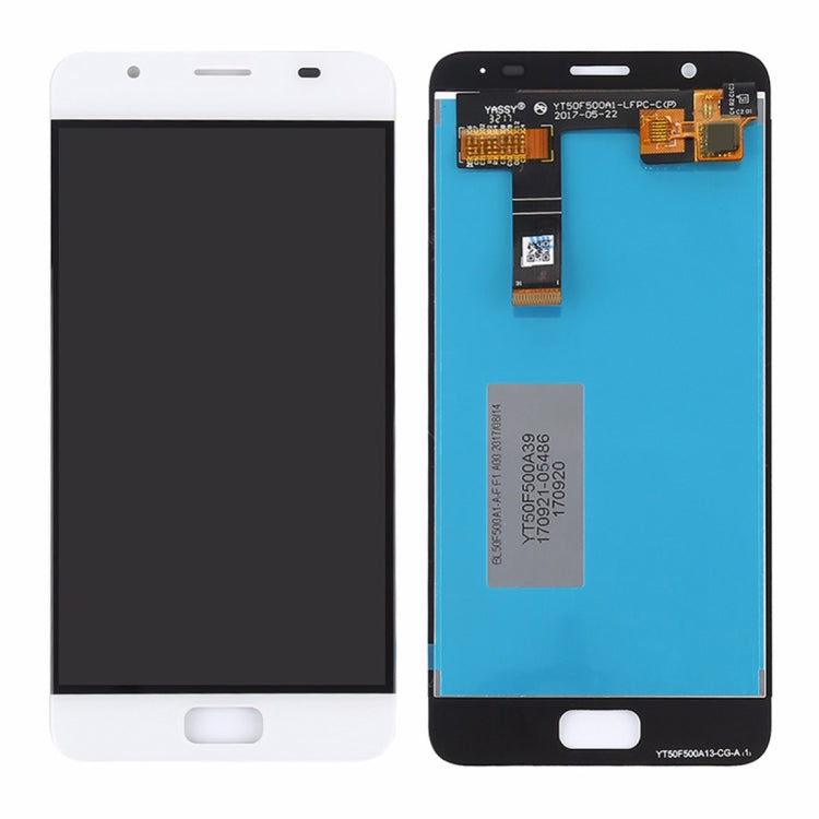 LCD Display Folder with Touch Screen for Asus ZenFone Pegasus 4A White
