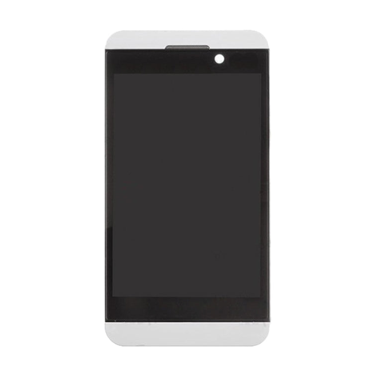 LCD Display Folder with Touch Screen for BlackBerry Z10 4G White with Frame