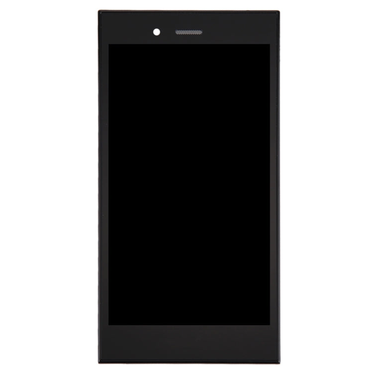 LCD Display Folder with Touch Screen for BlackBerry Z3 Black with Frame