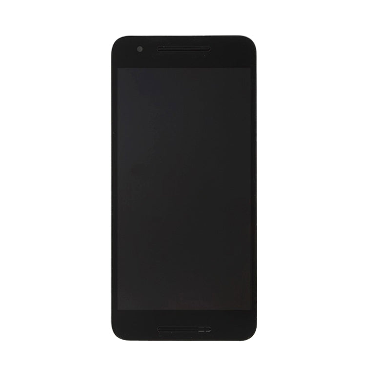 LCD Display Folder with Touch Screen for Google Nexus 6P Black with Frame