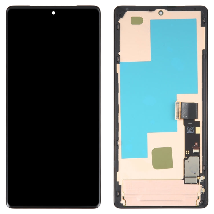 OLED Display Screen for Google Pixel 7 Pro (Folder Combo) with Bracket Frame