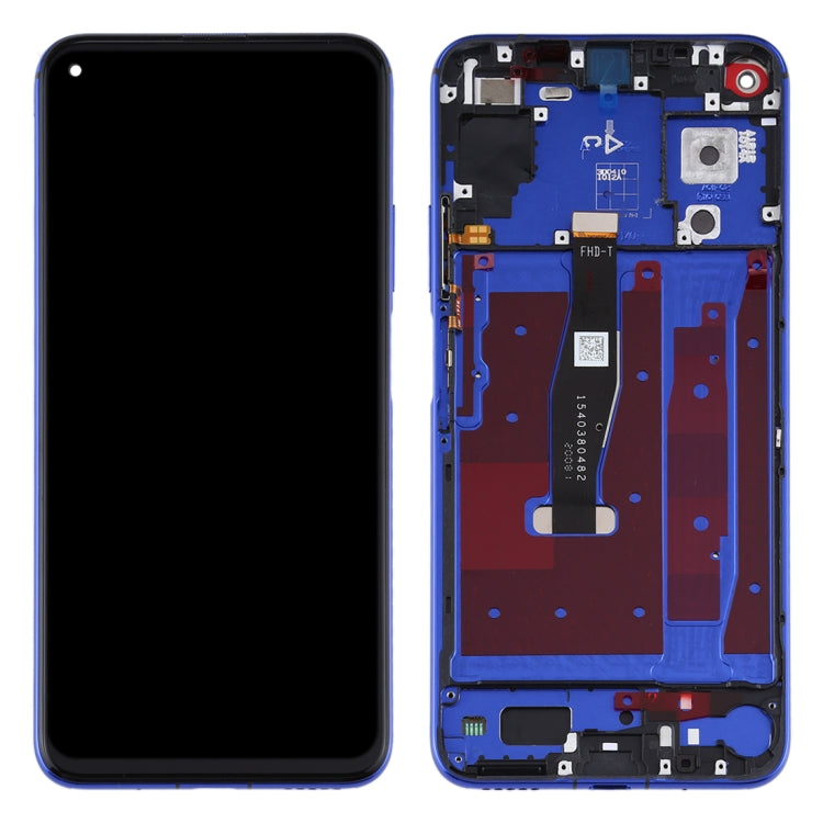 LCD Display Folder with Touch Screen for Huawei Honor 20 Phantom Blue with Frame