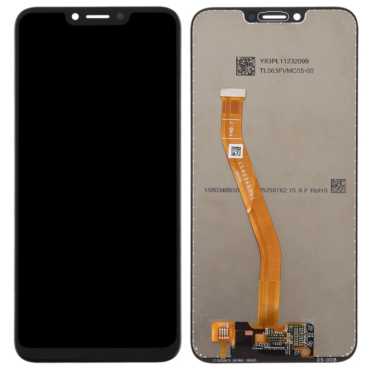LCD Display Folder with Touch Screen for Huawei Honor Play Black
