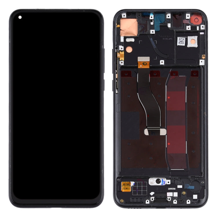 LCD Display Folder with Touch Screen for Huawei Honor View 20 Black with Frame