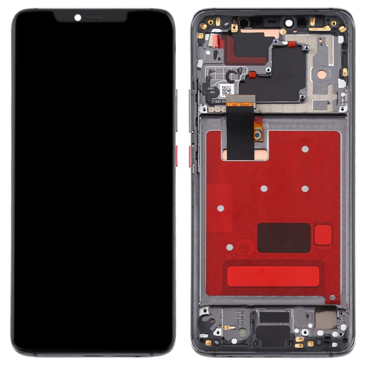 LCD Display Folder with Touch Screen for Huawei Mate 20 Pro Black with Frame (OLED)