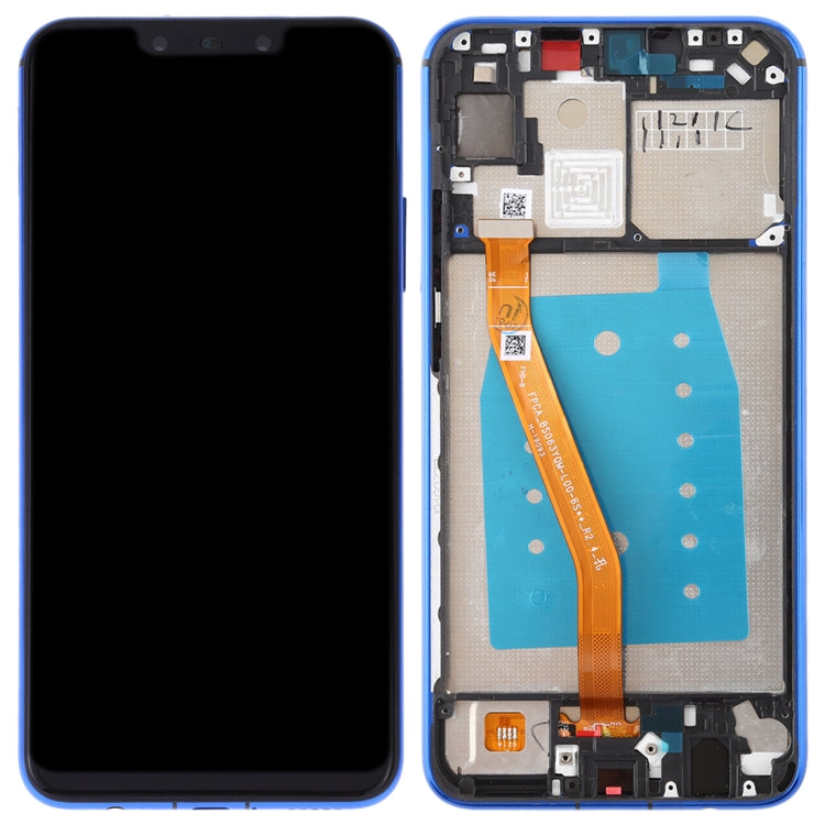 LCD Display Folder with Touch Screen for Huawei Nova 3i Blue with Frame
