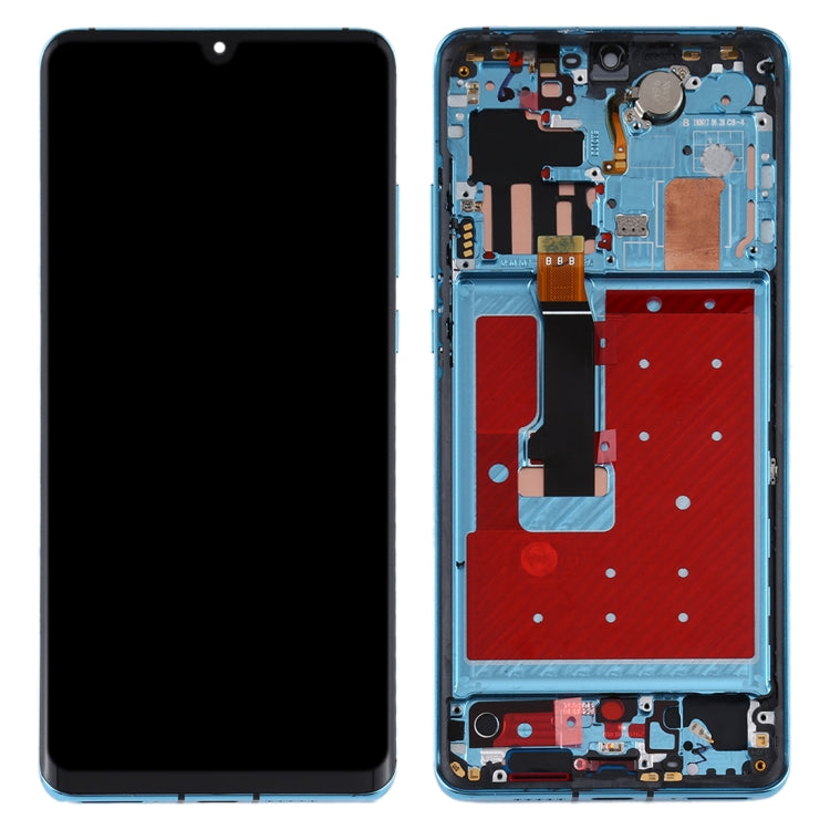 LCD Display Folder with Touch Screen for Huawei P30 Pro Twilight with Frame (OLED)