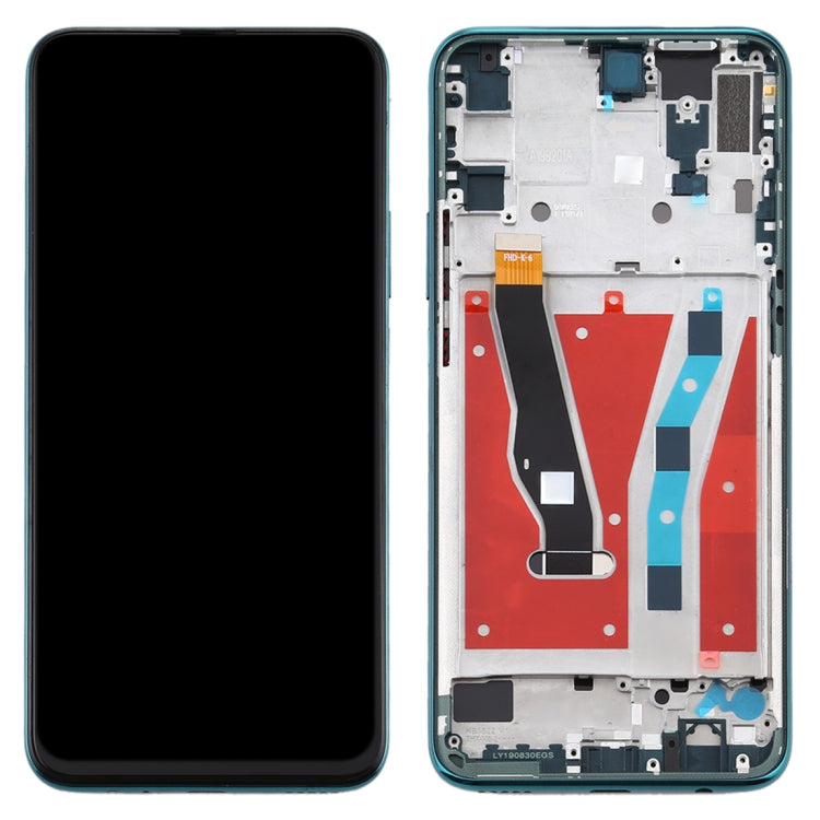LCD Display Folder with Touch Screen for Huawei Y9 Prime 2019 Green with Frame