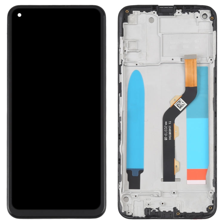 LCD Display Folder with Touch Screen for infinix Hot 9 Pro X655 with Frame