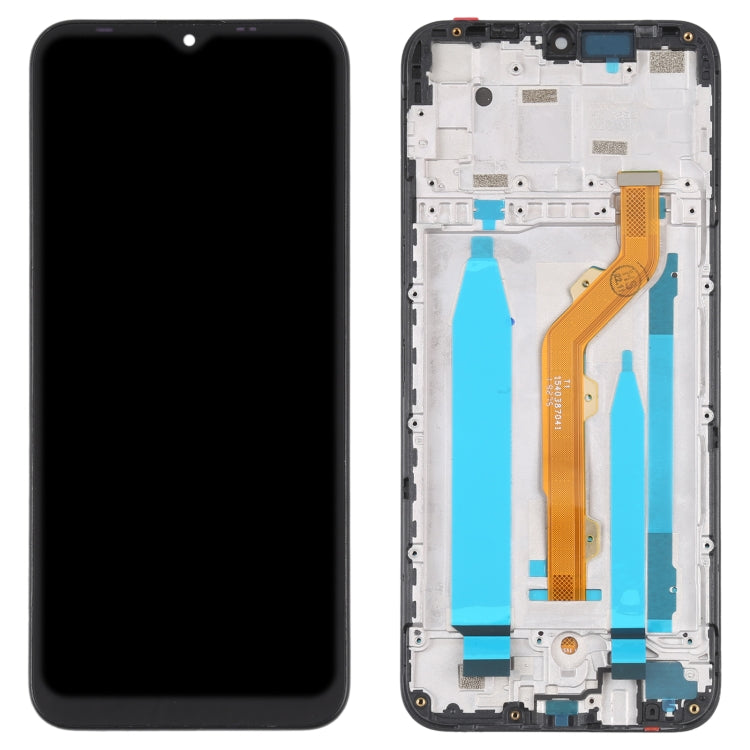 LCD Display Folder with Touch Screen for infinix Smart 4 with Frame