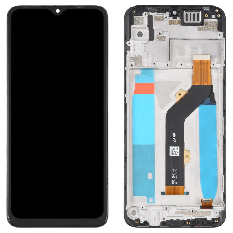 LCD Display Folder with Touch Screen for infinix Smart 5 with Frame