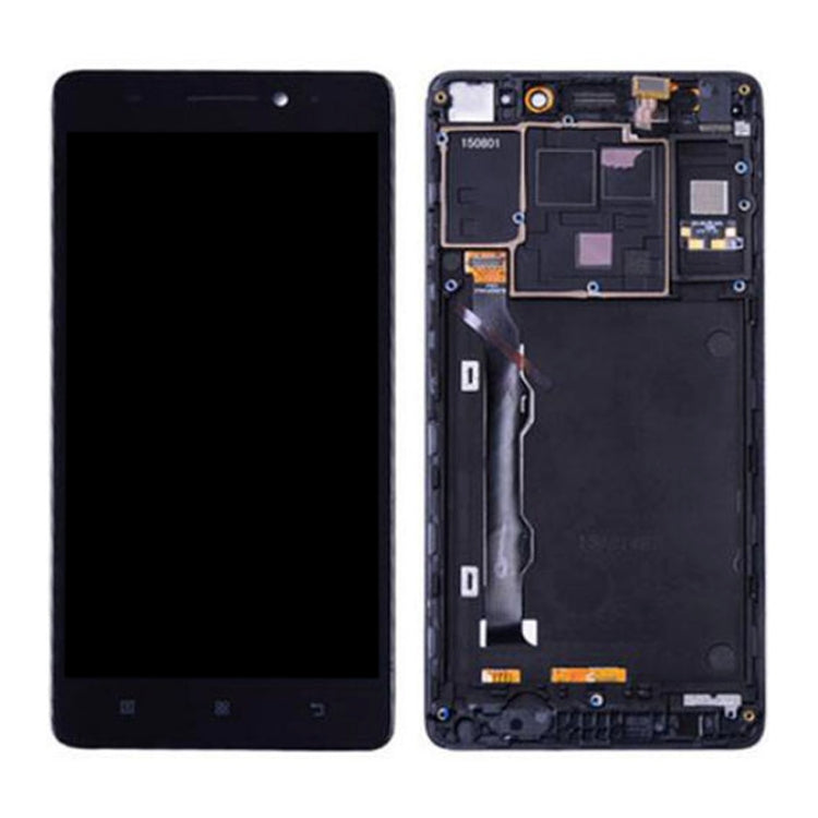 LCD Display Screen for Lenovo K3 Note with Frame Folder Combo