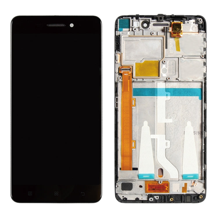 LCD Display Screen for Lenovo S60 with Frame Folder Combo
