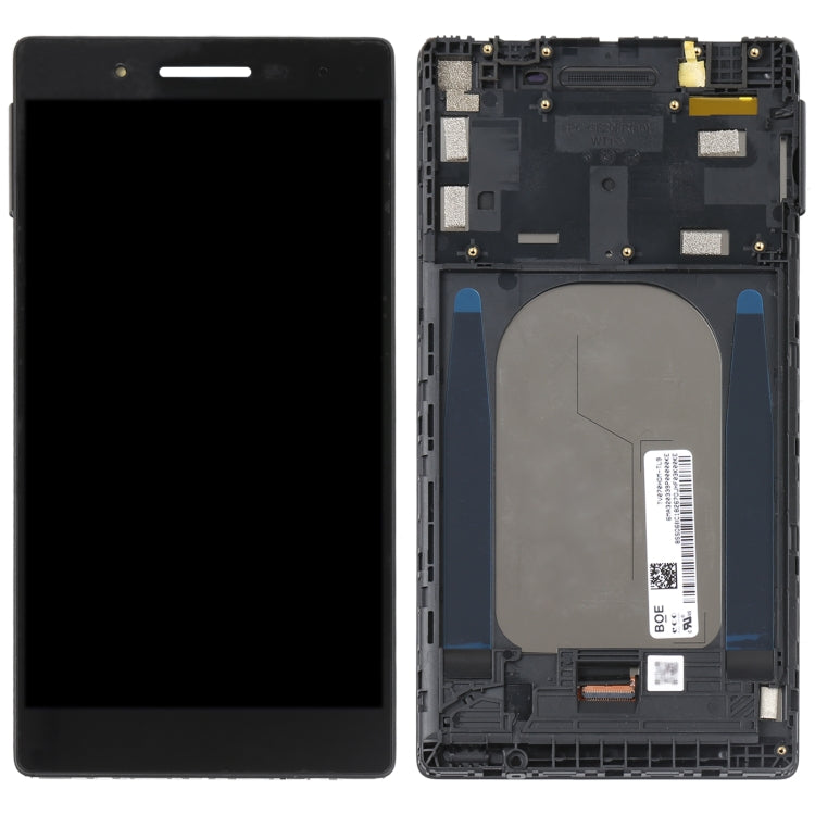 LCD Display Screen for Lenovo Tab 7 TB-7504X with Frame Folder Combo