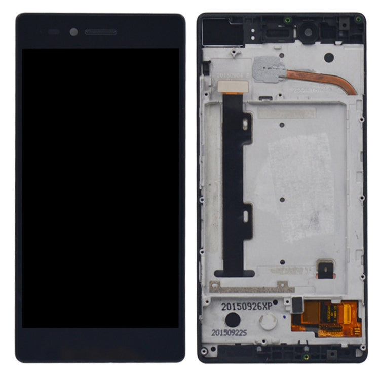 LCD Display Screen for Lenovo Vibe Shot with Frame Folder Combo