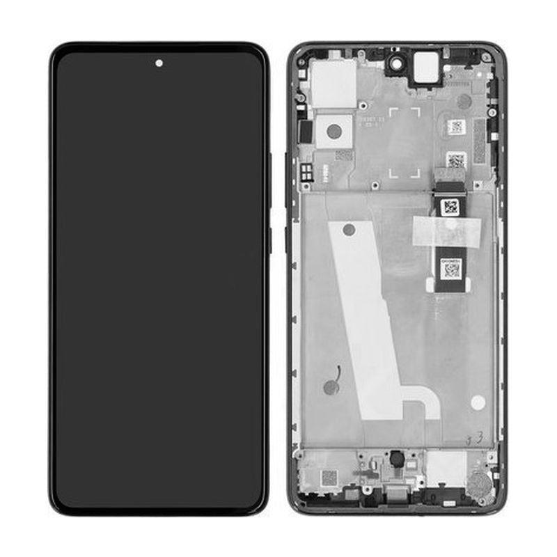 LCD Display Folder with Touch Screen for Motorola Edge 30 (OLED) with Frame Grey or Black