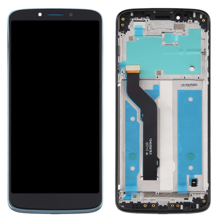 LCD Display Screen for Motorola Moto E5 Plus with Frame Folder Combo