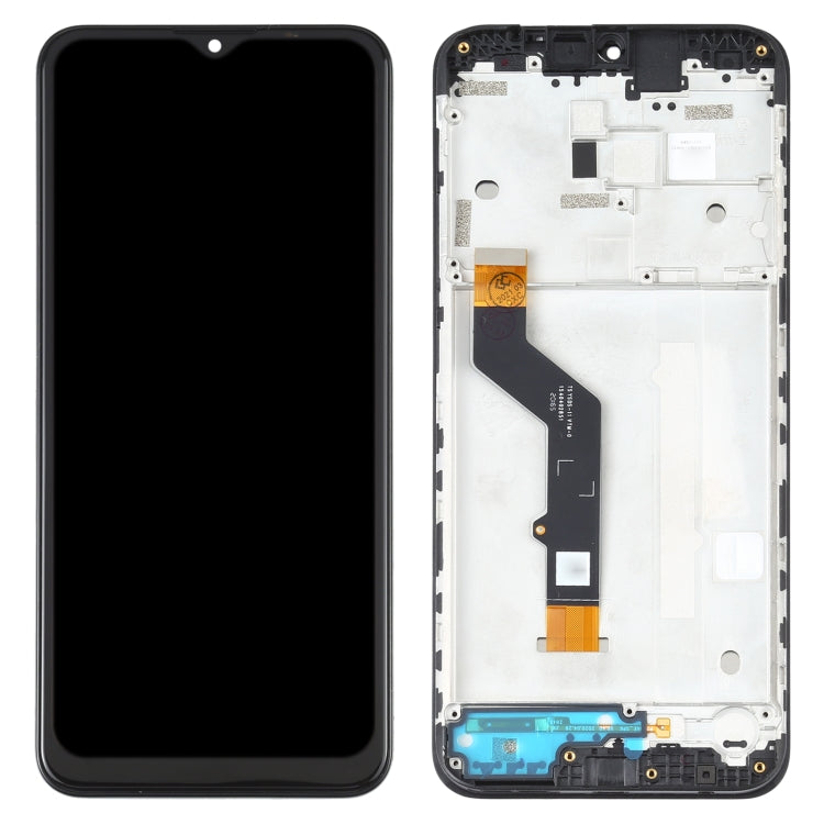 LCD Display Screen for Motorola Moto E7 Plus with Frame Folder Combo